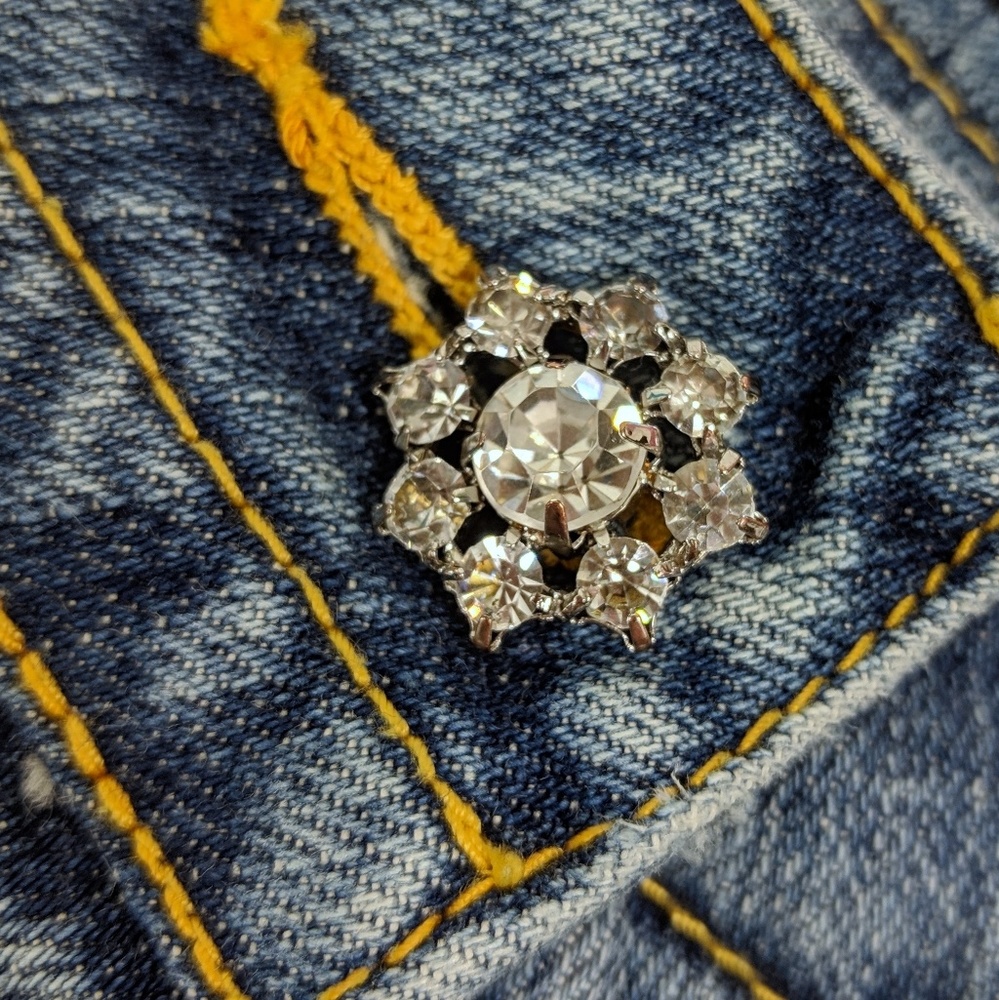INC Distressed Cuffed Jeans - Picture 2 of 8